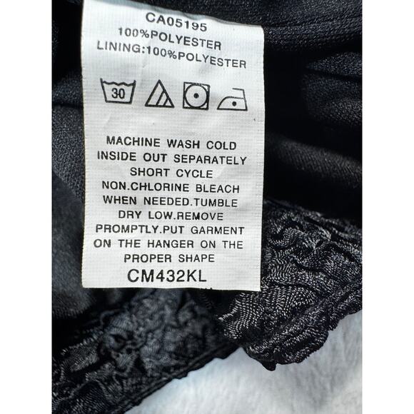 VTG Picadilly Lightweight Jacket Zip Up High Neck Sz Lg Black - Picture 3 of 12